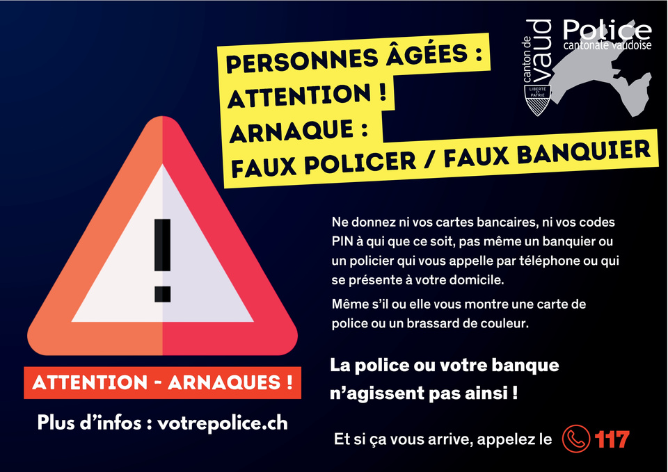 Prévention faux banquier - faux policier - PCV